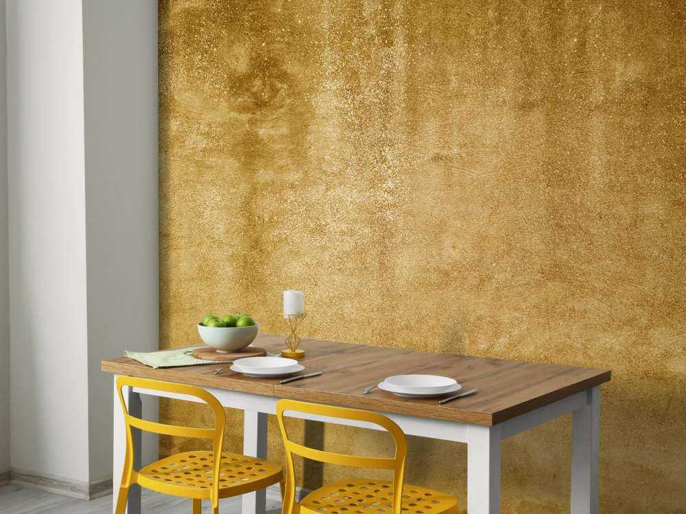 Béton jaune ocre