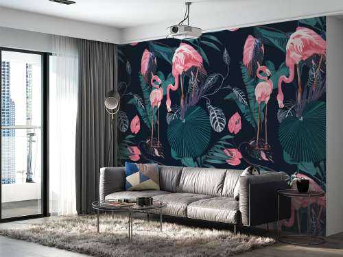 Flamants roses sauvages