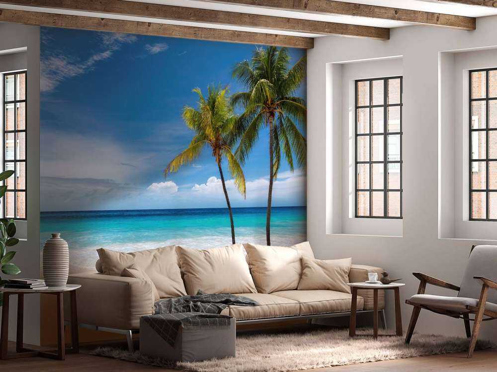 Plage de sable tropicale