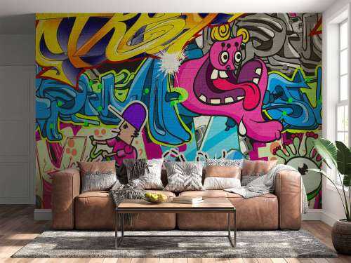 Des graffitis durs