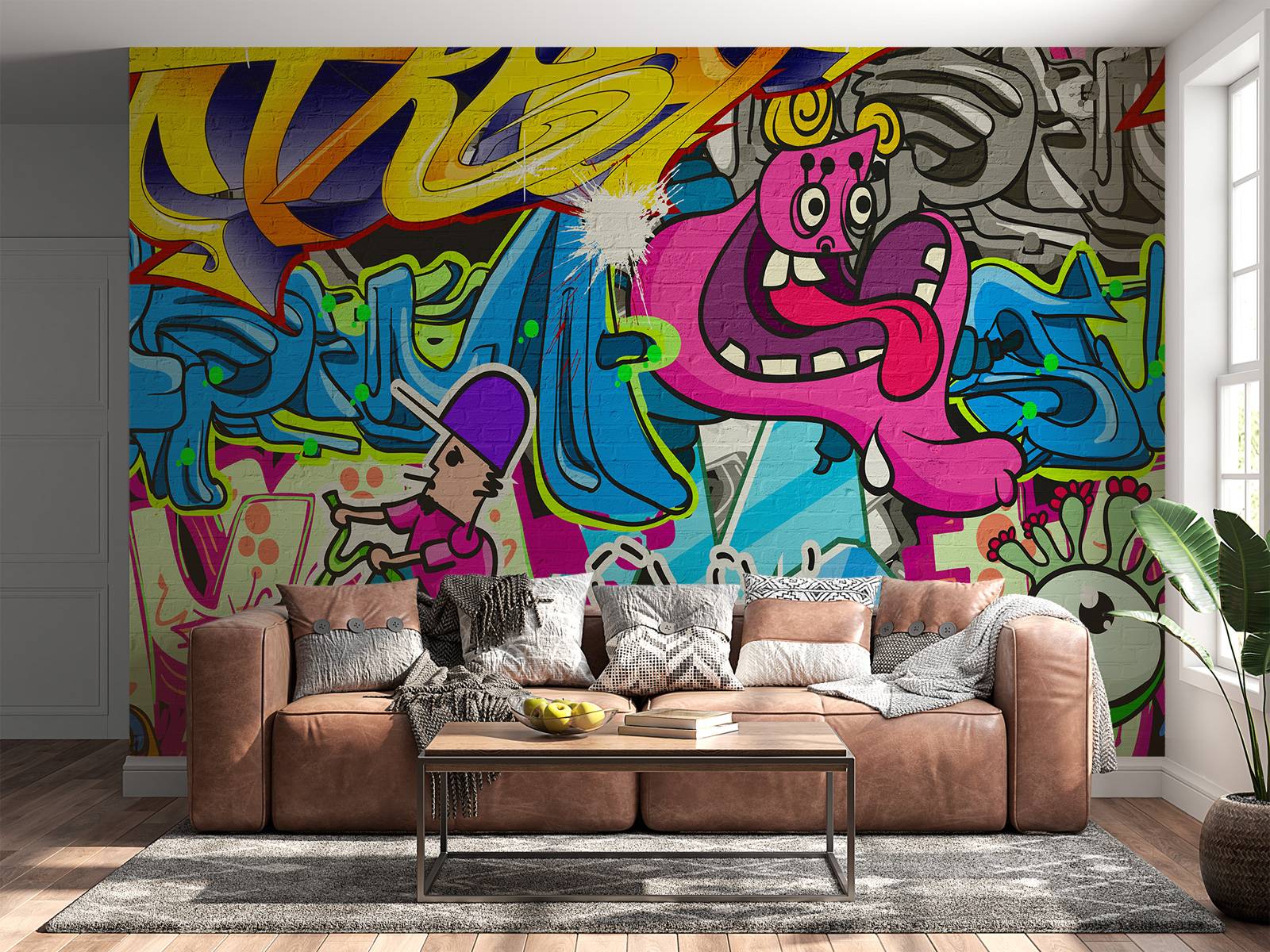 Des graffitis durs
