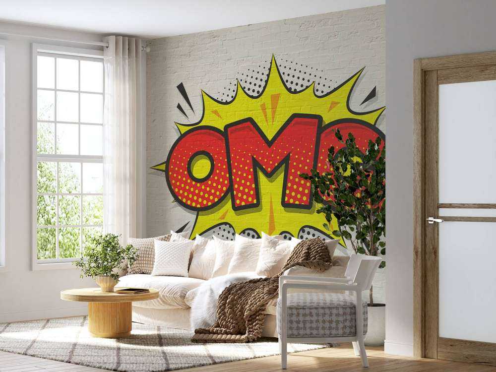 Graffitis colorés sur un mur