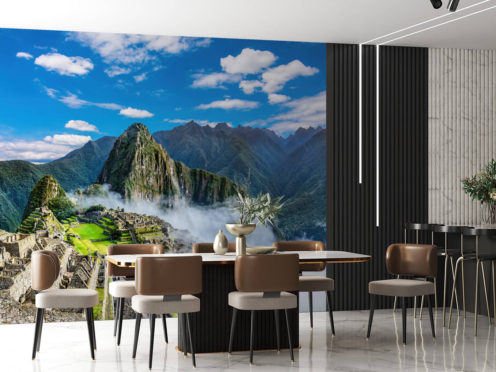 Machu Picchu dans le brouillard
