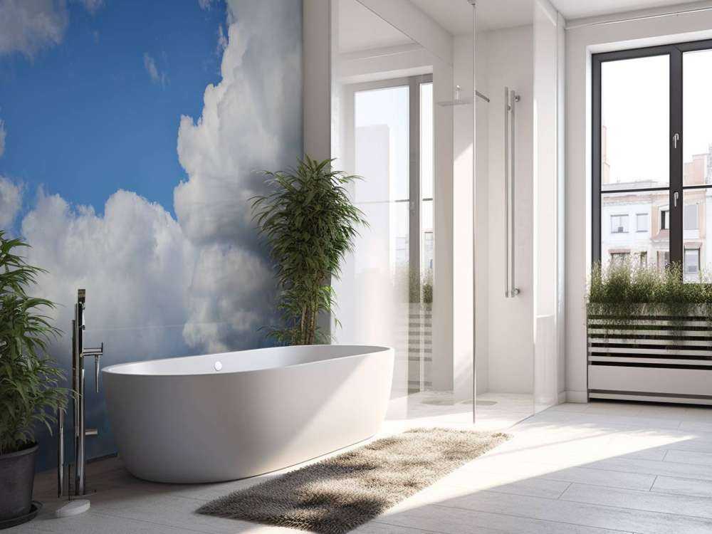 Beau paysage nuageux