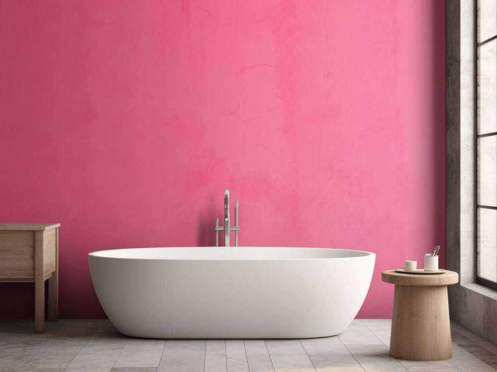Béton rose rubis