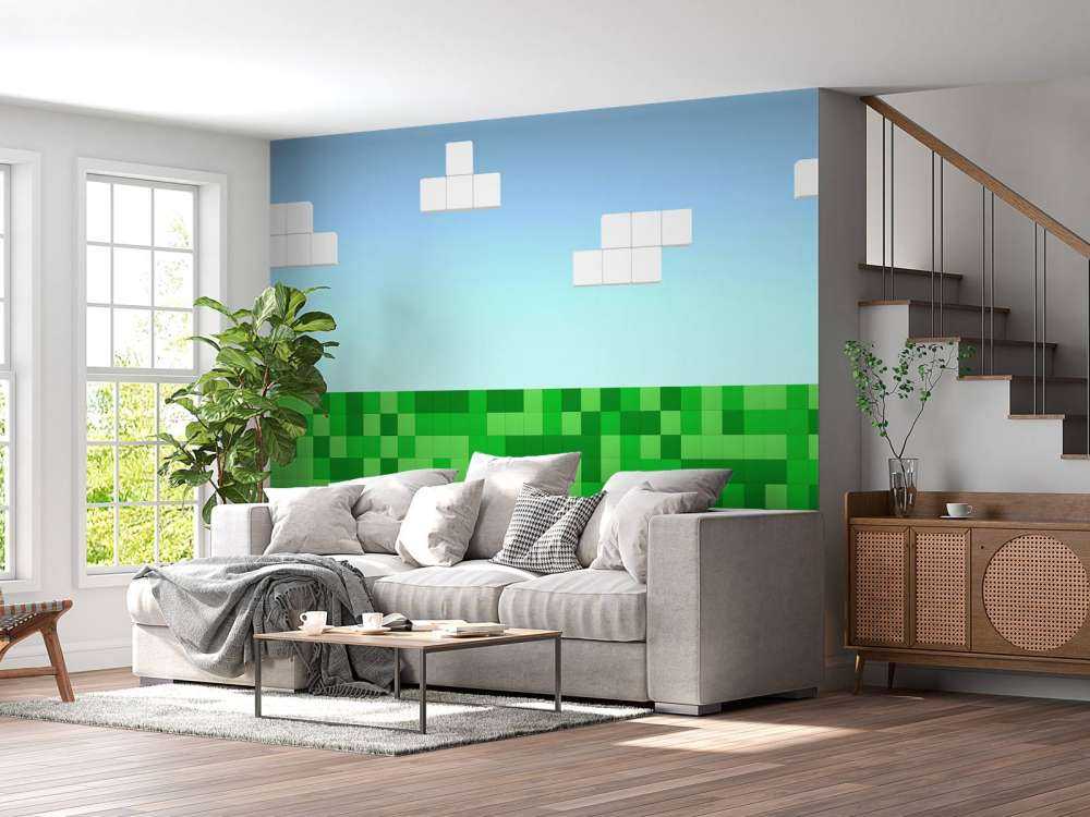 Paysage de Minecraft
