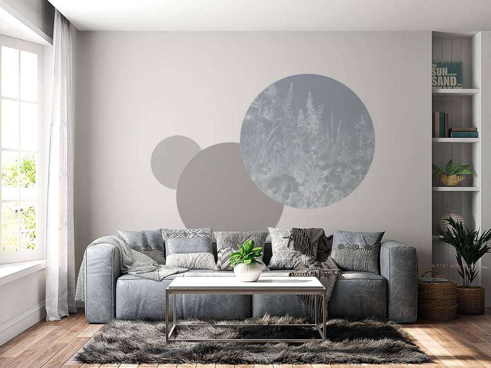 Jardin anglais tendre - gris