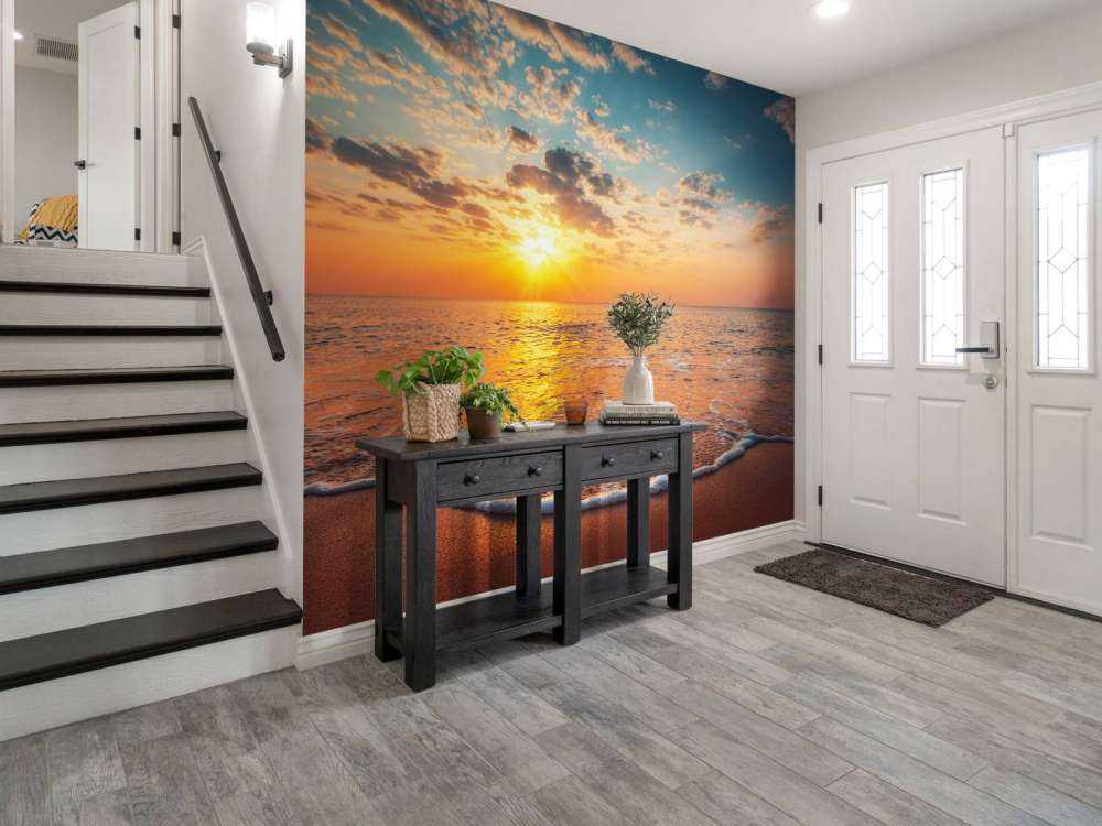Lever de soleil sur la mer