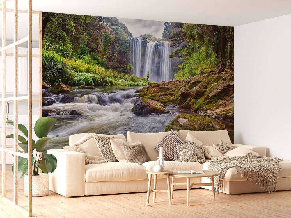 Cascade avec pierres