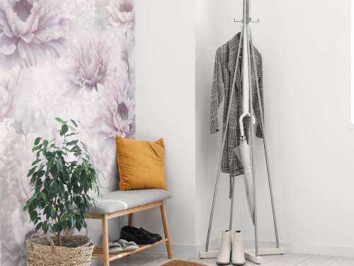Mur romantique rose