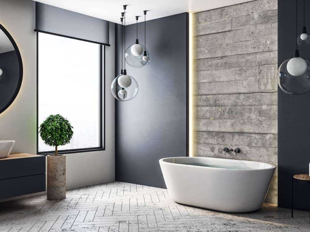 Mur en bois gris