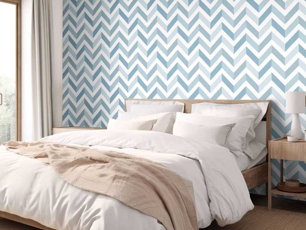 Chevron bleu