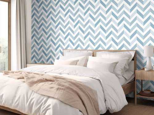 Chevron bleu