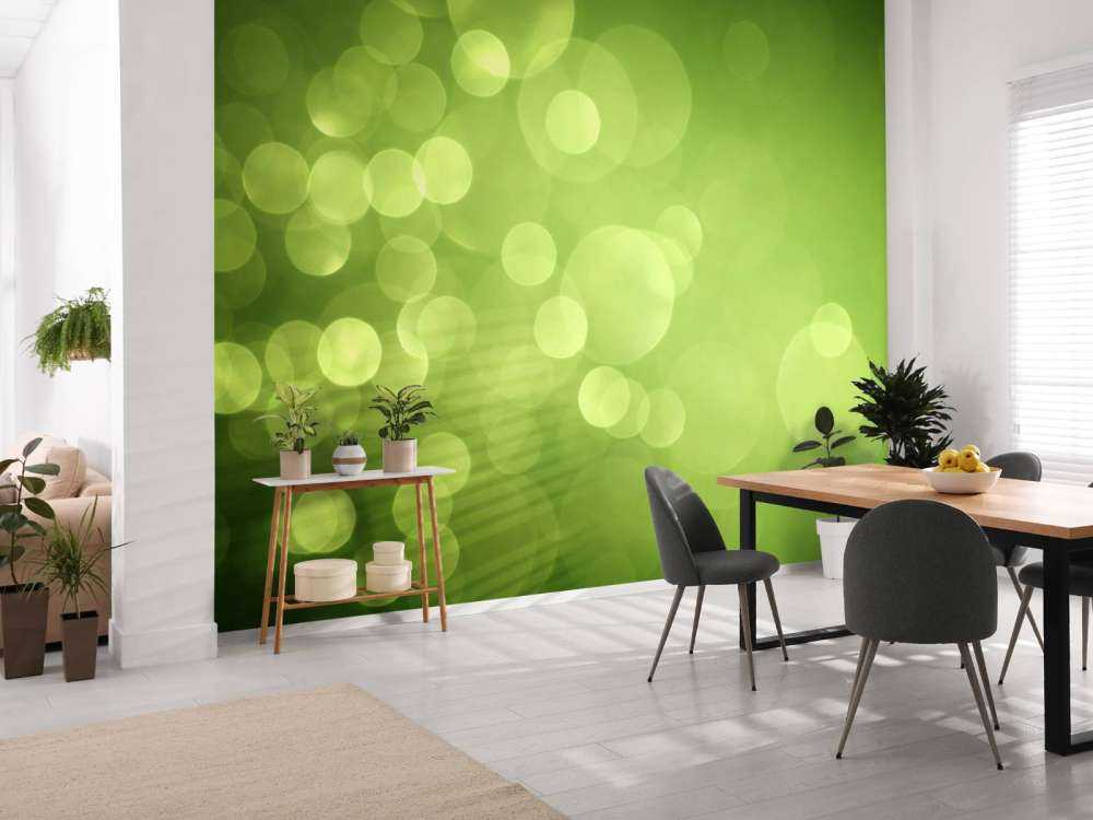 Cercle vert abstrait