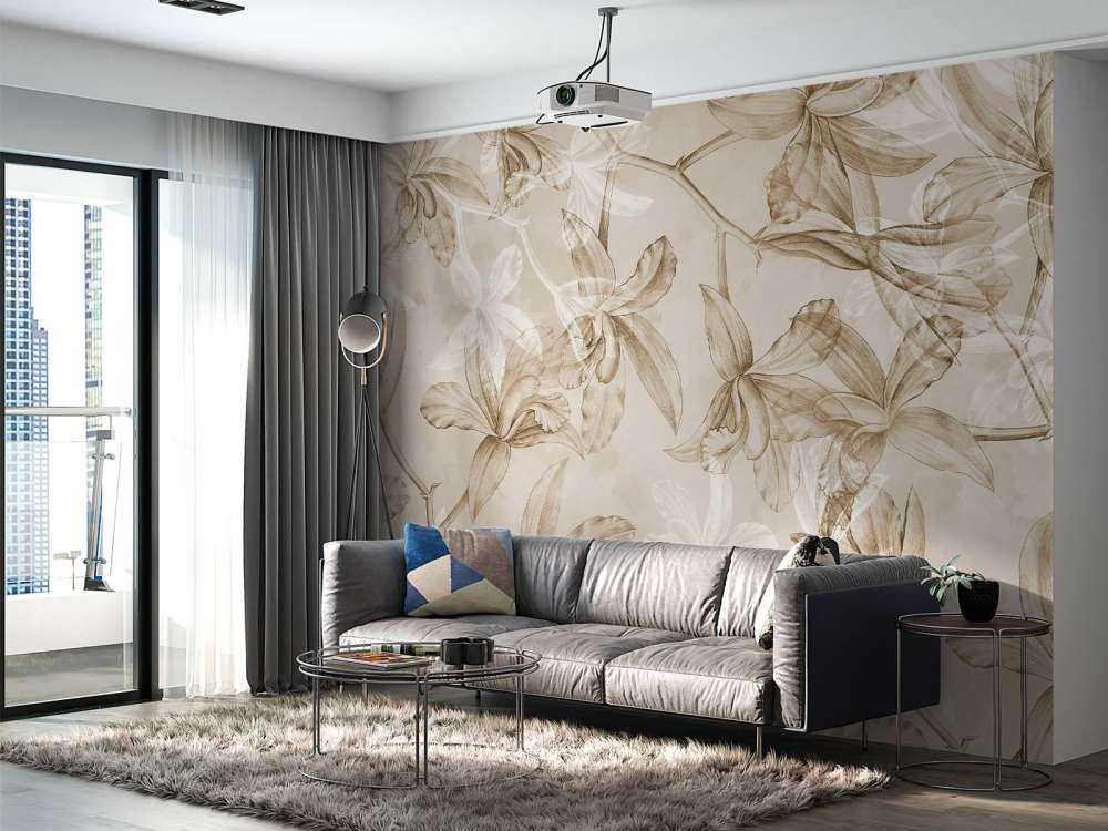 Rêverie d'orchidée sépia