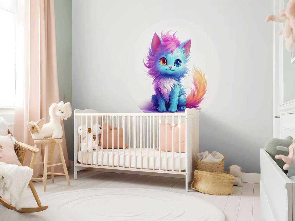 Bébé chat rainbow