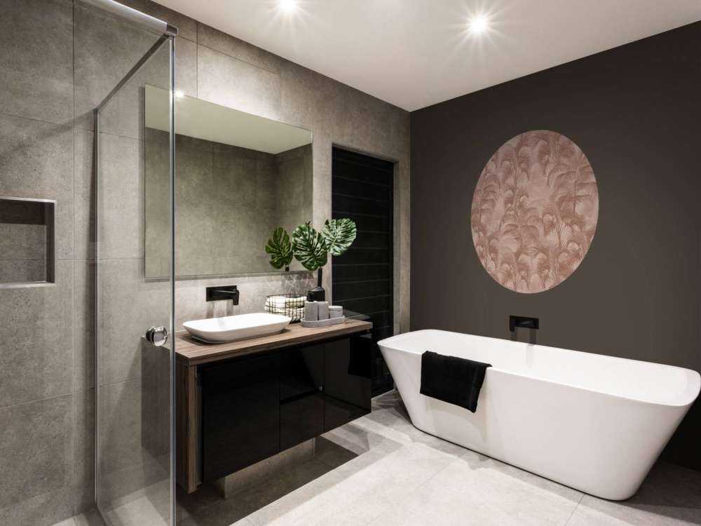 Palmiers vintage tropicaux - terre cuite