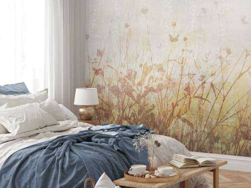 Papillons et fleurs