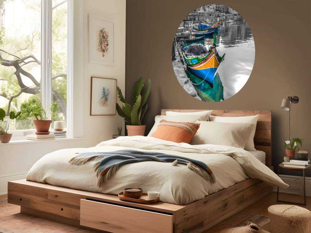 Barques colorées à Malte