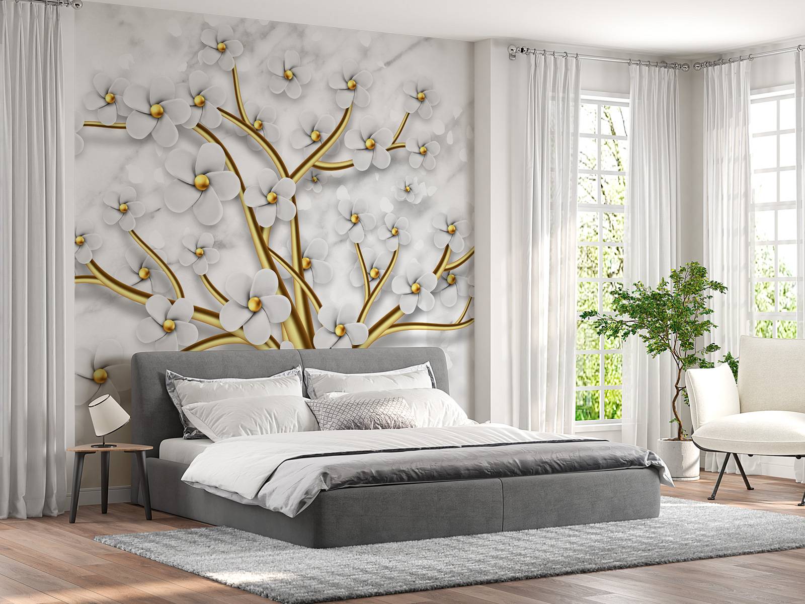 Arbre fleuri