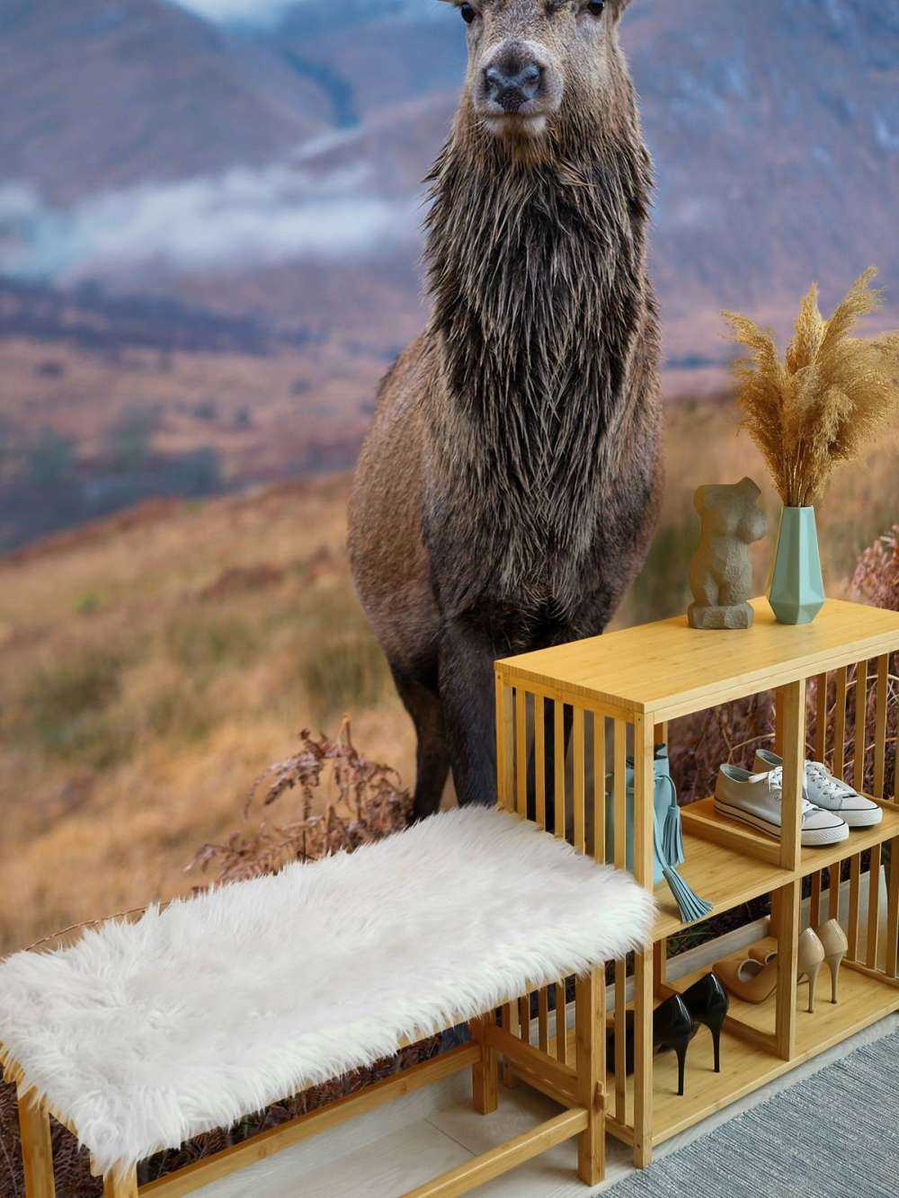 Cerf dans les montagnes