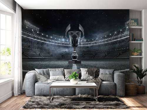 Coupe dans un stade
