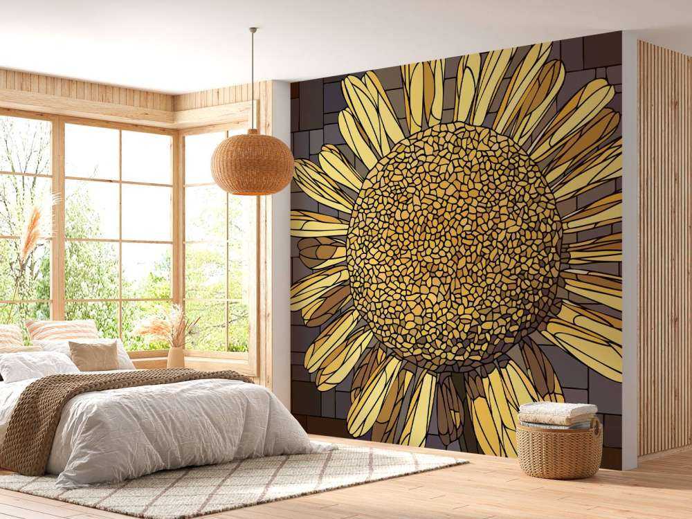Fleur de camomille jaune