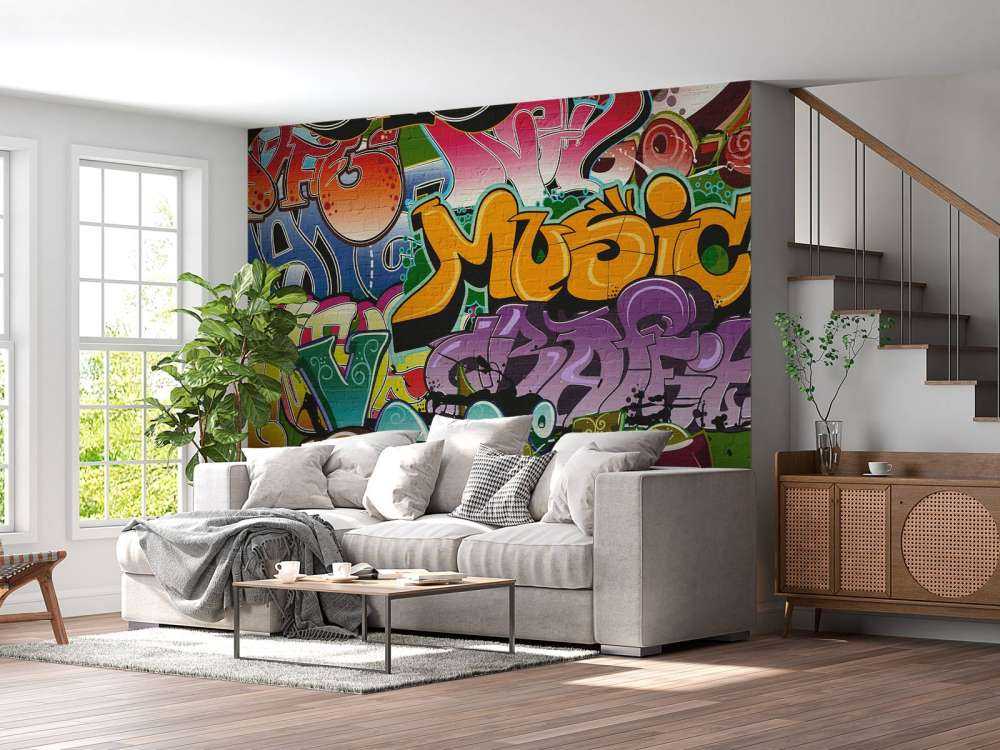 Graffitis sur les murs