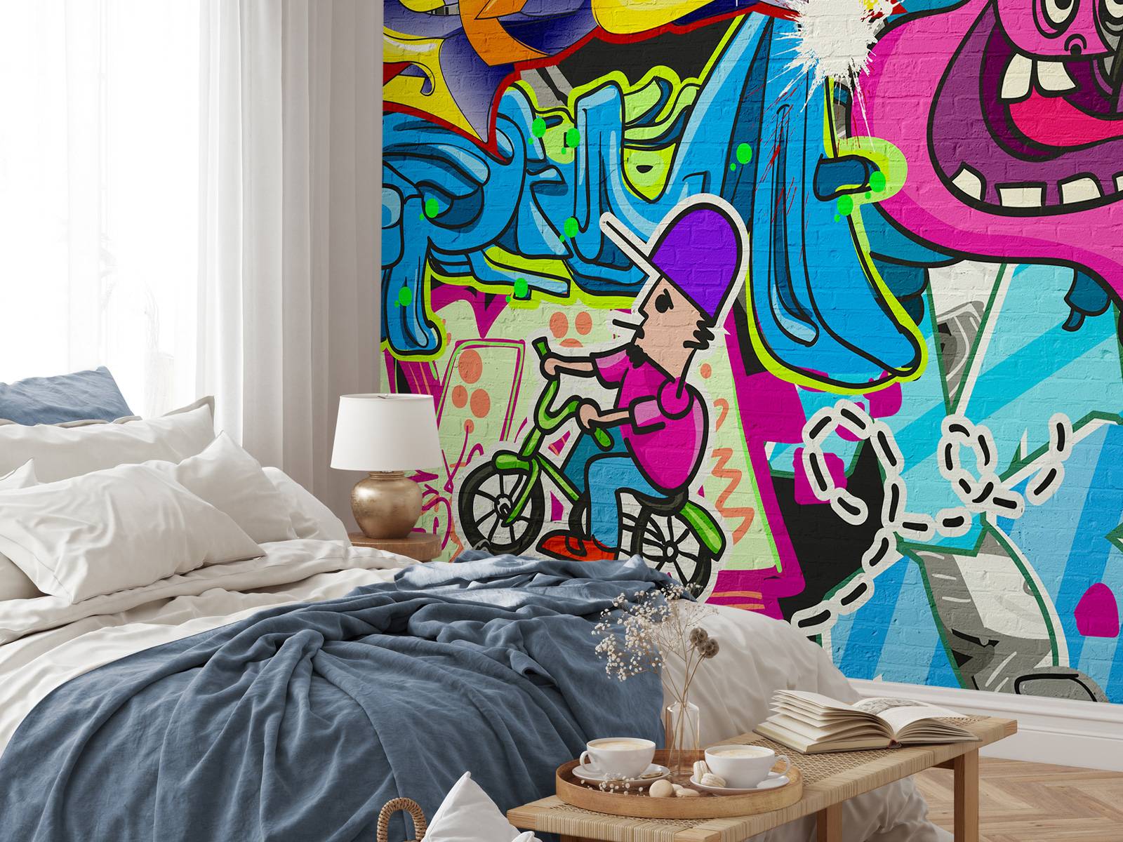 Des graffitis durs