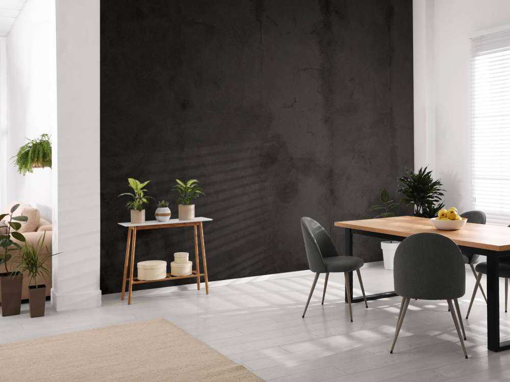 Béton noir d'encre