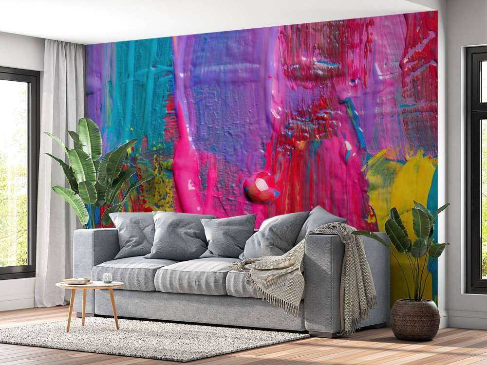 Peinture colorée
