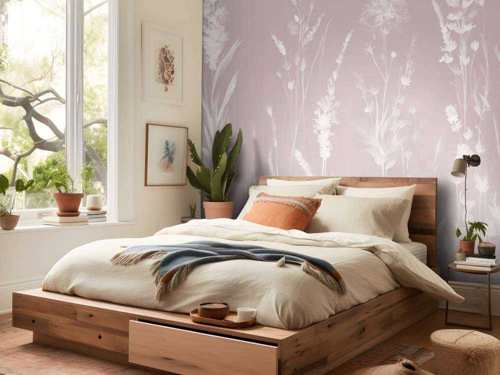 Lavande Clair Seamless Rose Poudré