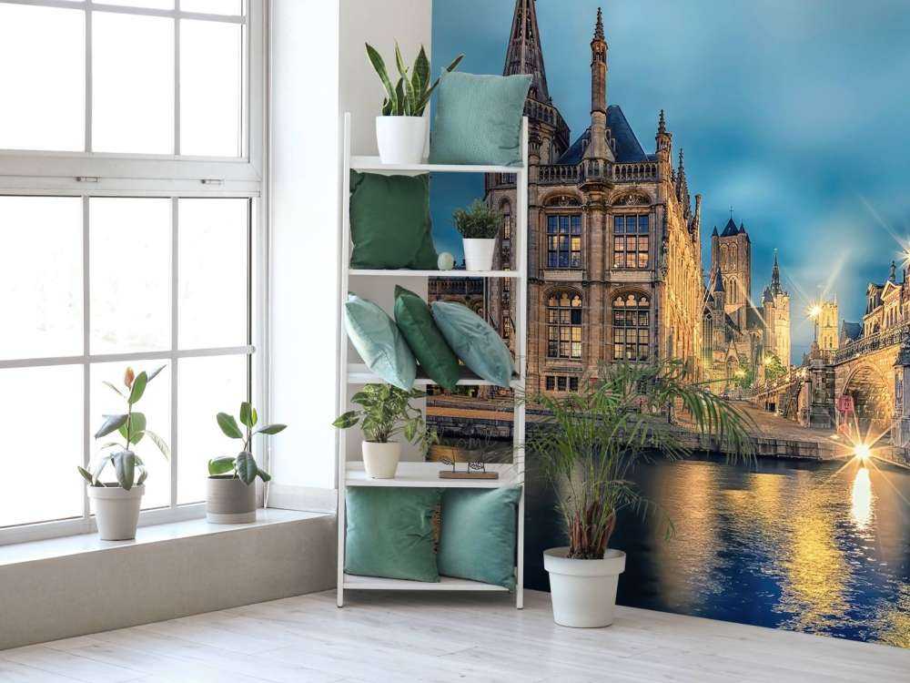 Gand au crépuscule