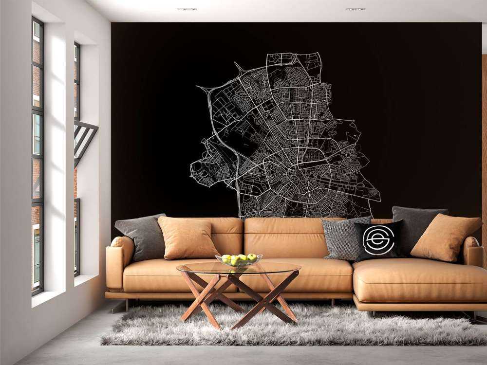 Carte d'Eindhoven, noir