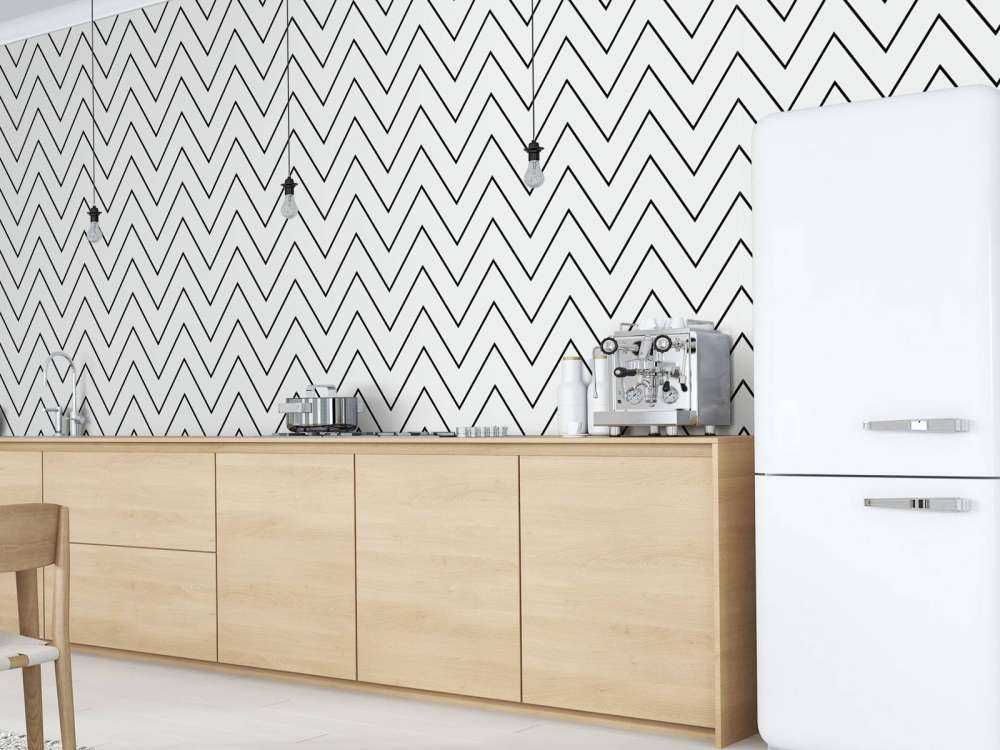 Motif en zigzag