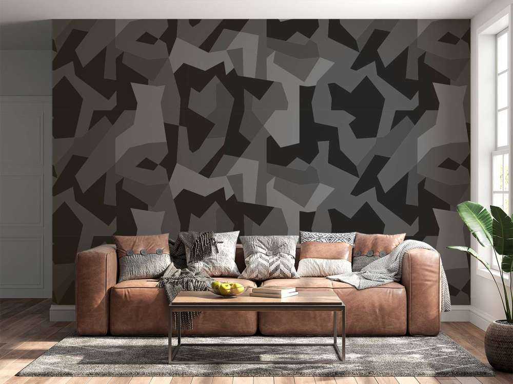 Motif gris, foncé