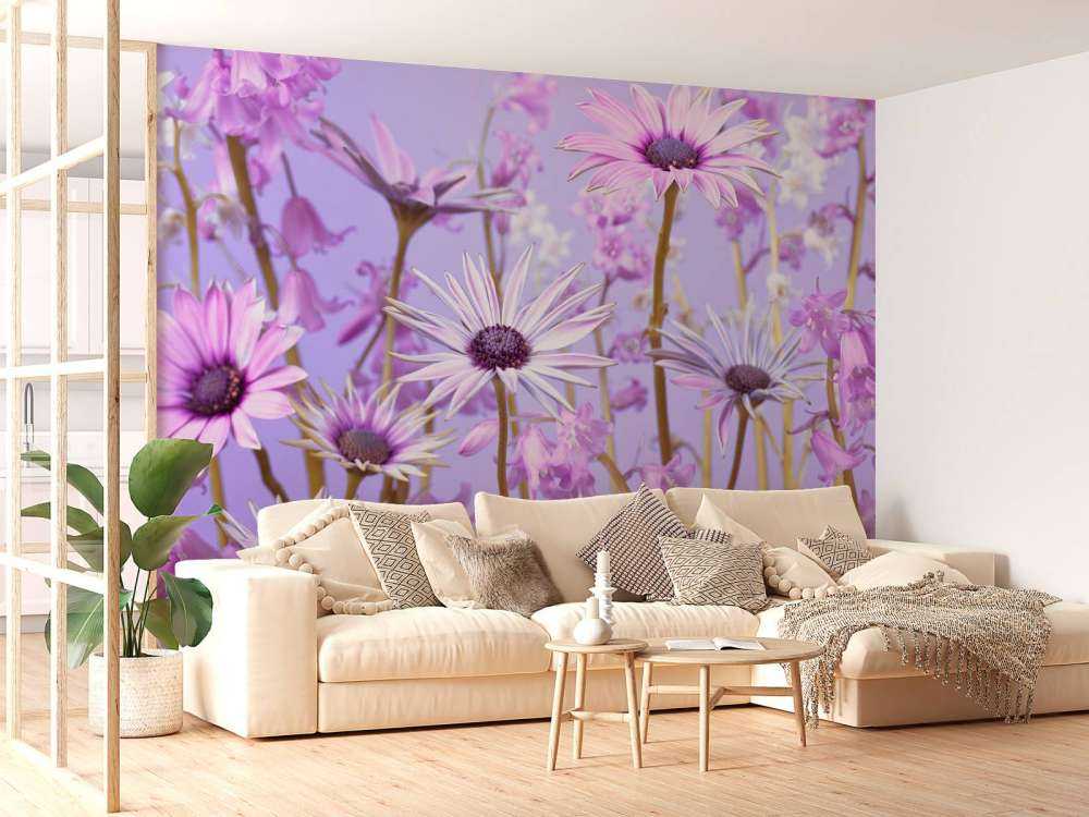 Fleurs violettes