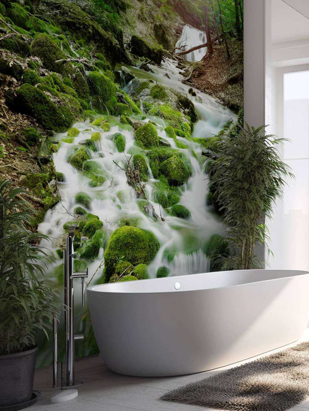 Chute d'eau dans la jungle