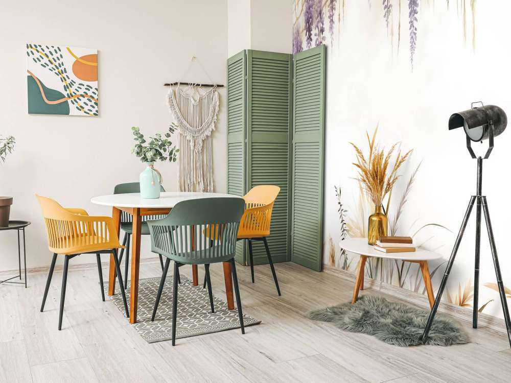 Glycine et Graminées Bleues