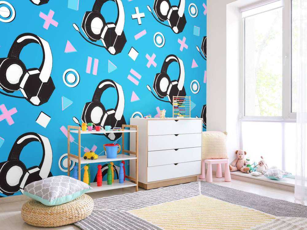 Casque de jeu rétro