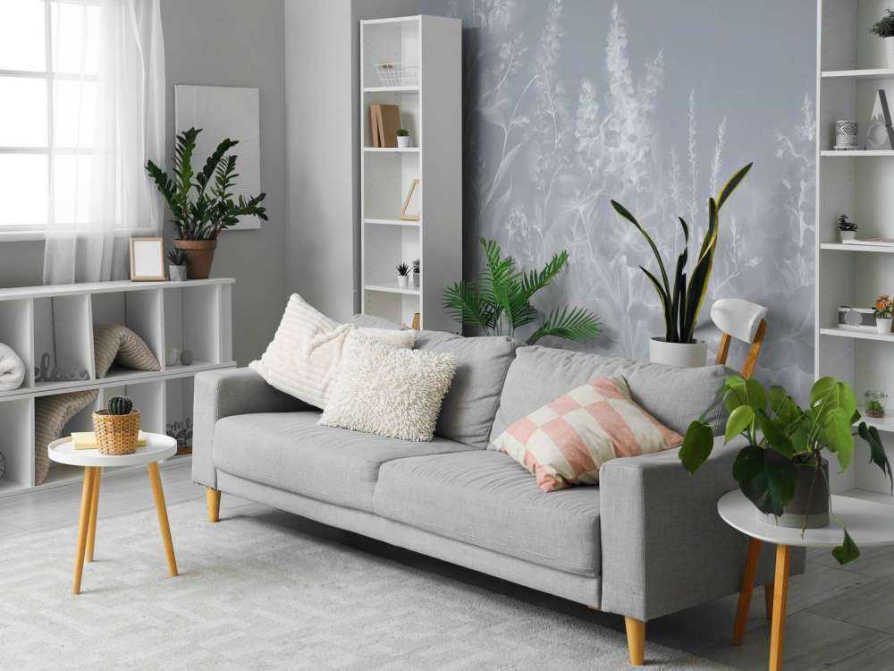 Jardin anglais tendre - gris