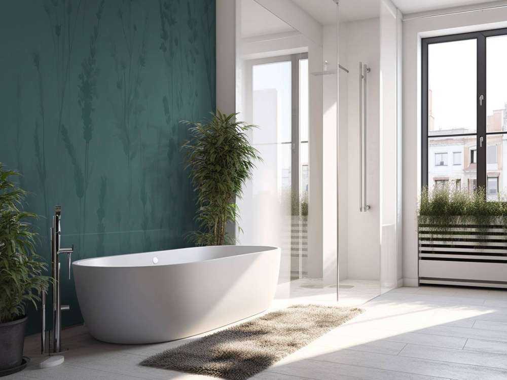Lavande Clair Seamless Vert Foncé
