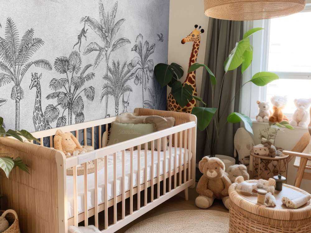 Animal tropical jungle gris