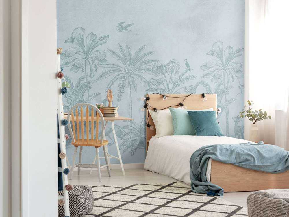 Animal jungle bleu
