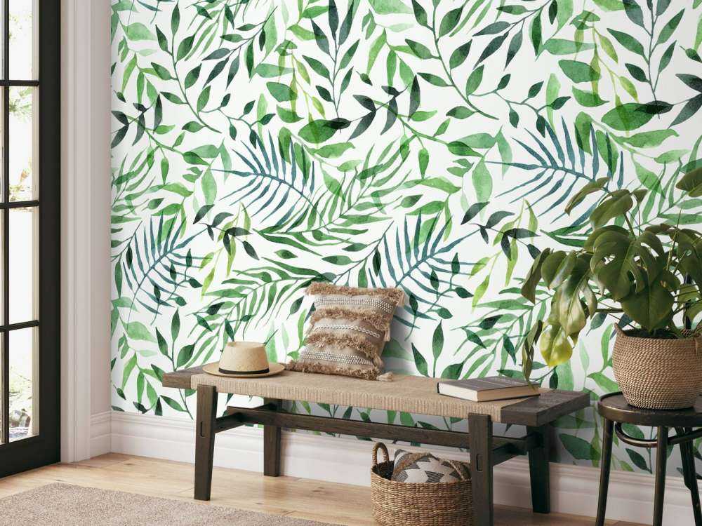 Motif joyeux, vert