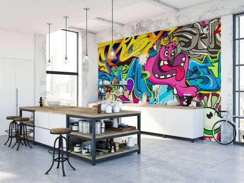 Des graffitis durs