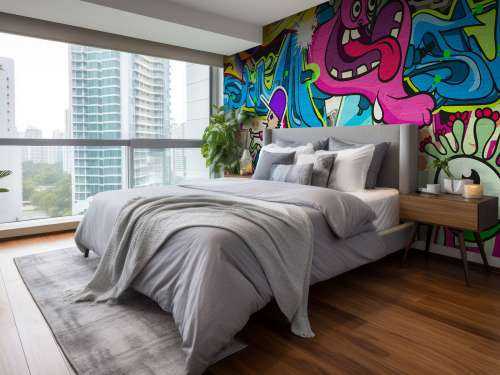 Des graffitis durs
