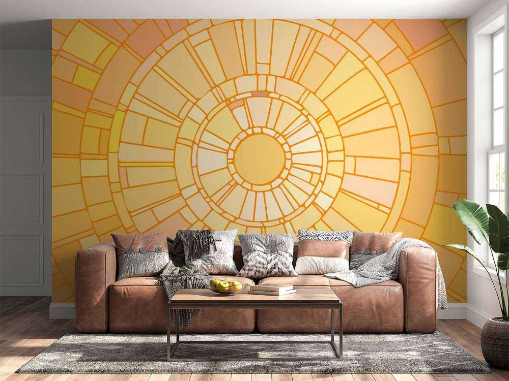 Mosaïque rayons de soleil