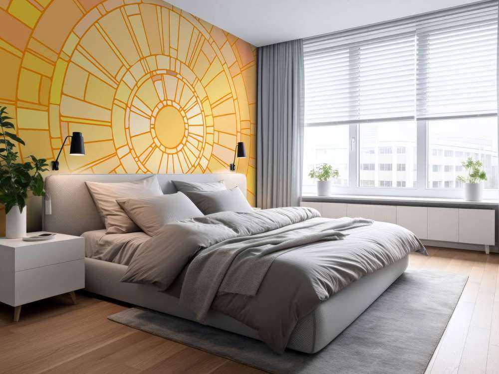 Mosaïque rayons de soleil