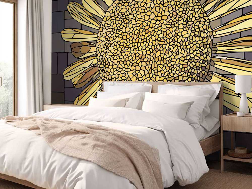 Fleur de camomille jaune